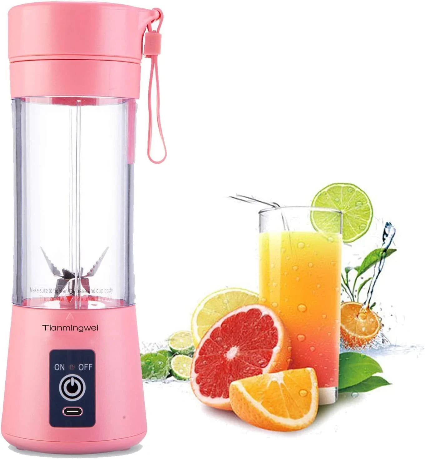 Mini Portable Juicer Blender USB Rechargeable 380ml