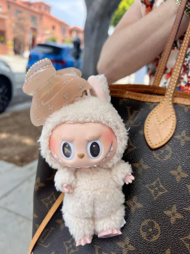 Labubu Macaron Monster 17 Cm Height Keychain Blind Box (Random Character)