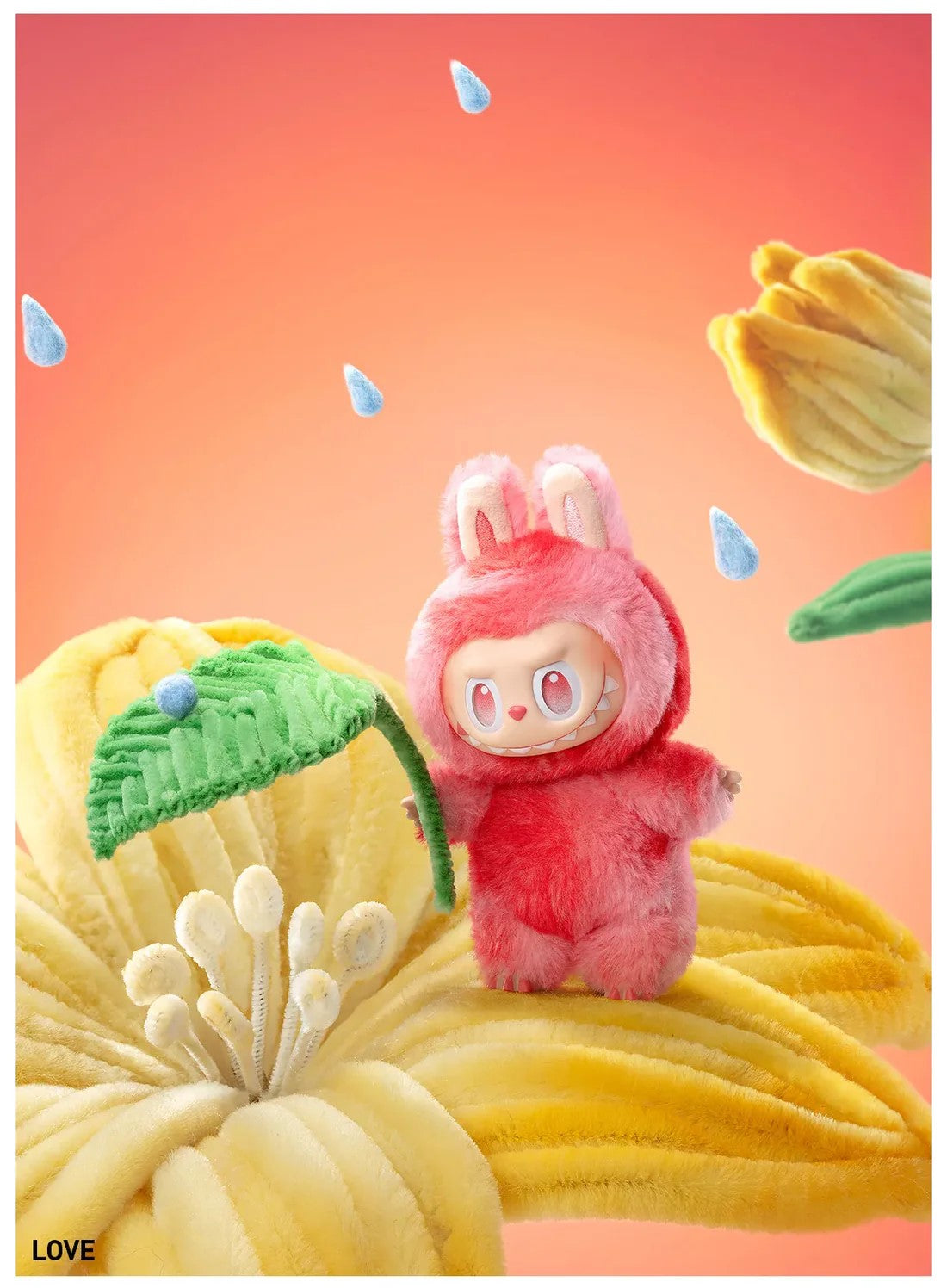 Labubu Big Into Energy Plush Keychain Doll Random Blind Box