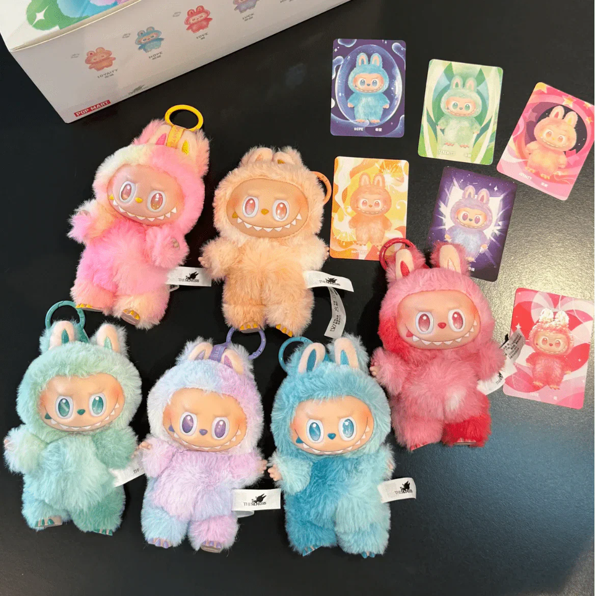 Labubu Big Into Energy Plush Keychain Doll Random Blind Box